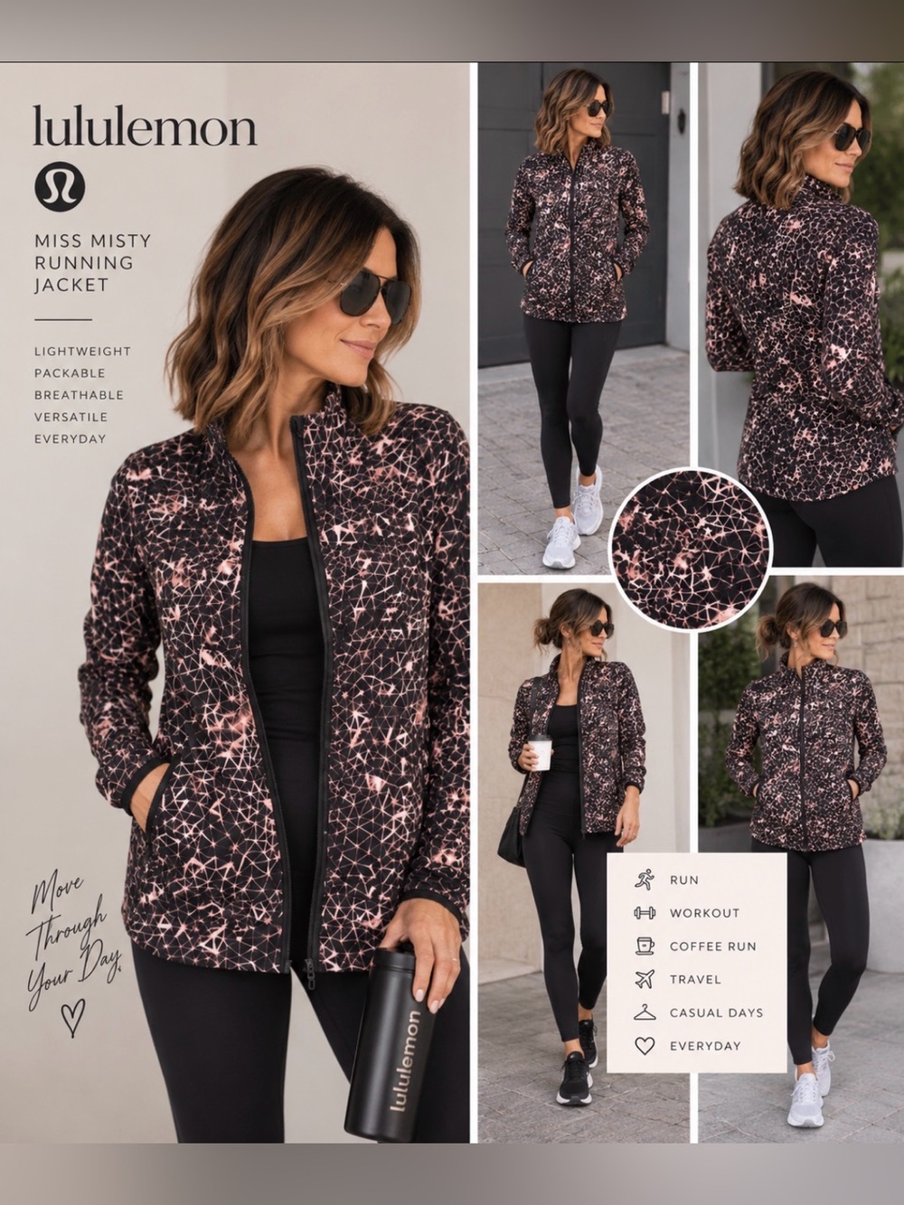 LuluLemon Miss Misty Running jacket size 8